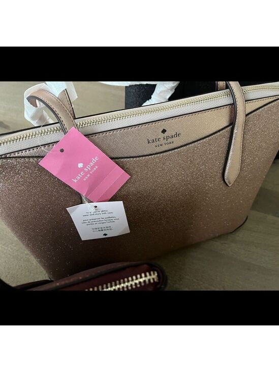 kate spade Handbags - kate spade Shimmy Tote Rose Gold